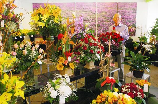 Заказ цветов через сайт службы доставки